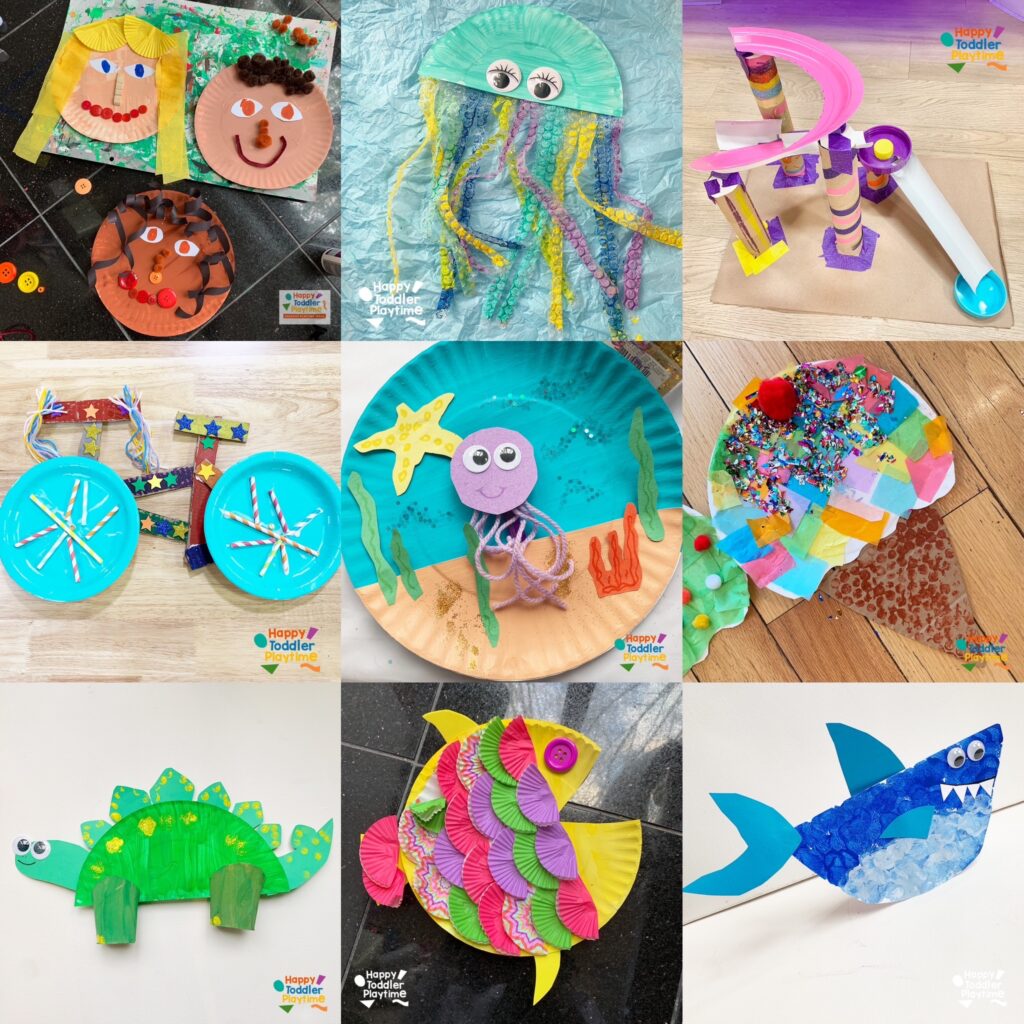 Fun Paper Plate Crafts For Summer - Happy Toddler Playtime