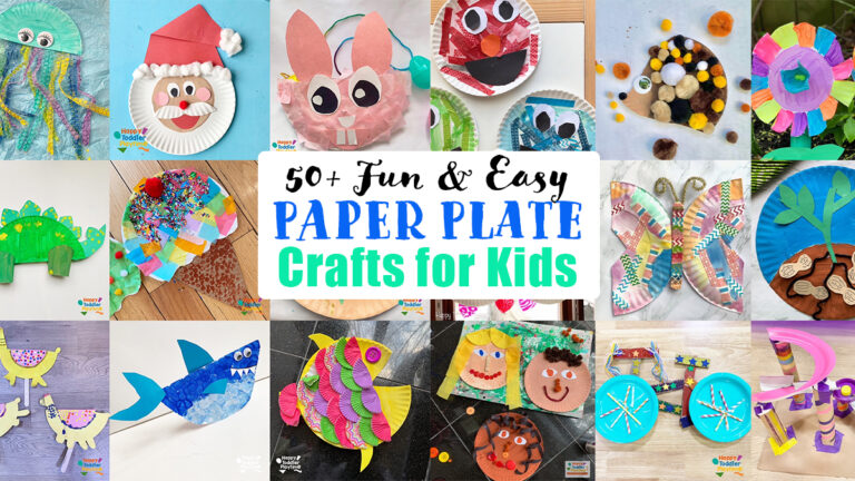 50+ Fun & Easy Paper Plate Crafts for Kids - Happy Toddler Playtime