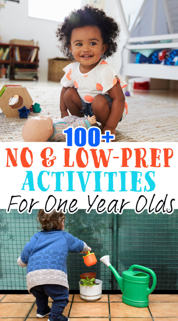 100+ No-Prep Indoor Activities for 1 Year Olds