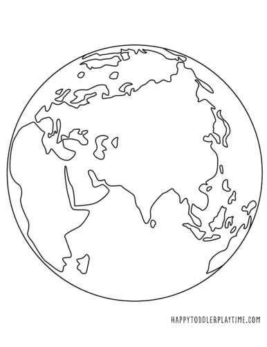 Free Earth Day Printable Coloring Pages for Kids - Happy Toddler Playtime