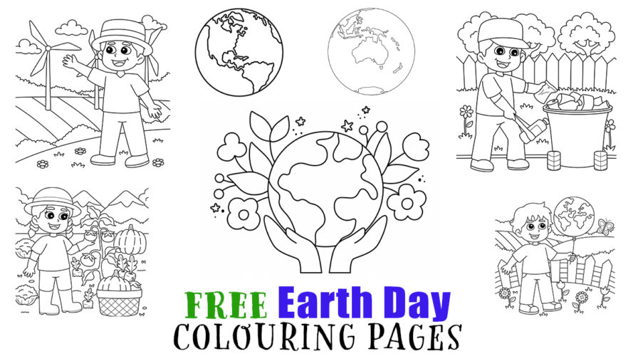 Free Earth Day Printable Coloring Pages for Kids - Happy Toddler Playtime