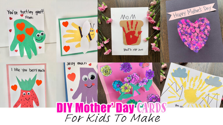 DIY Mother's Day Cards for Kids to Make - Happy Toddler Playtime