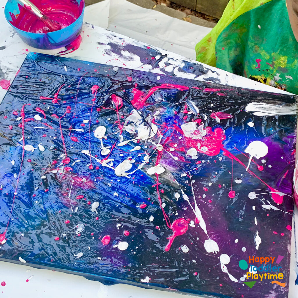 Foil Painting – Easy Process Art Activity for Kids - Happy Toddler Playtime