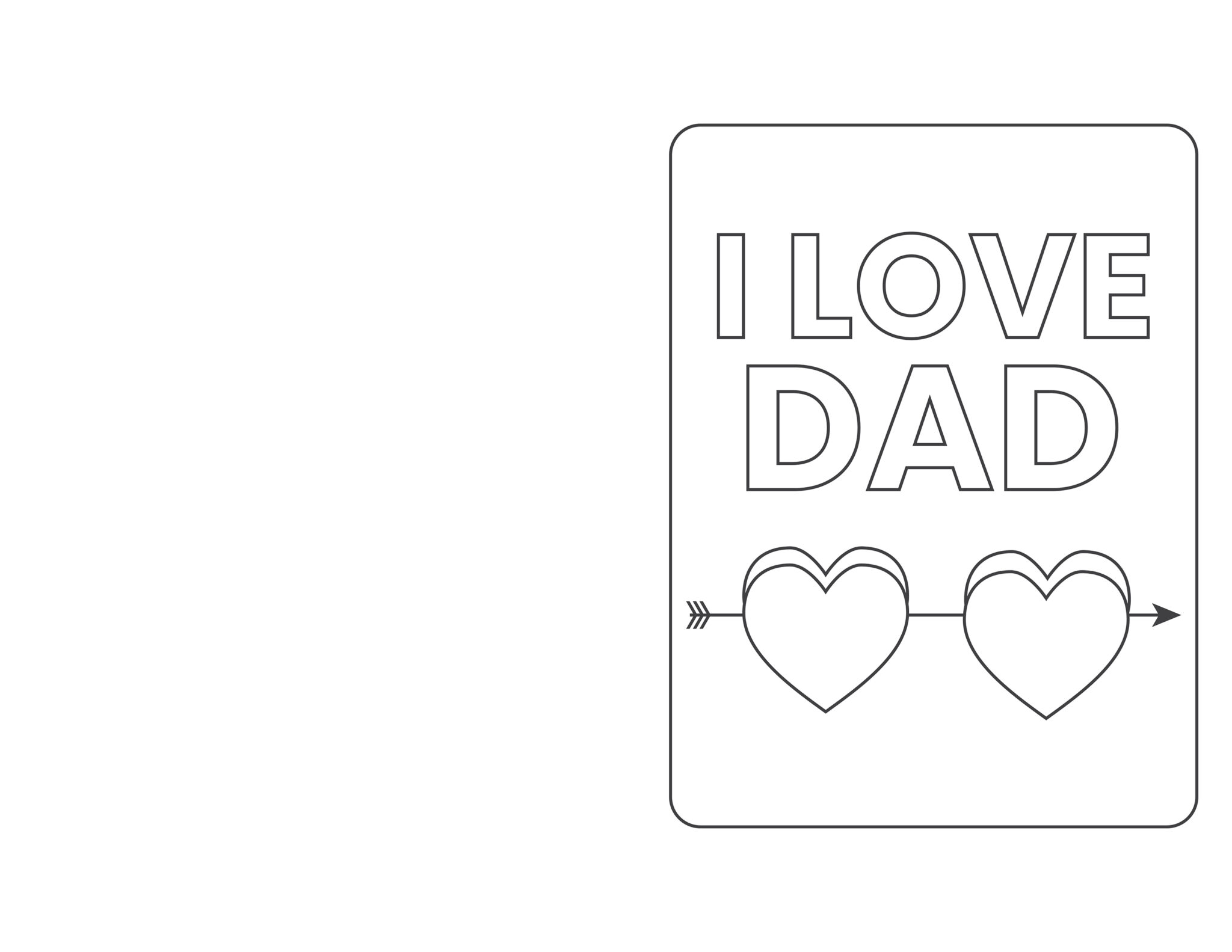 Free Printable Father's Day Cards for Kids to Color - Happy Toddler ...