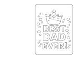 Free Printable Father's Day Cards for Kids to Color - Happy Toddler ...