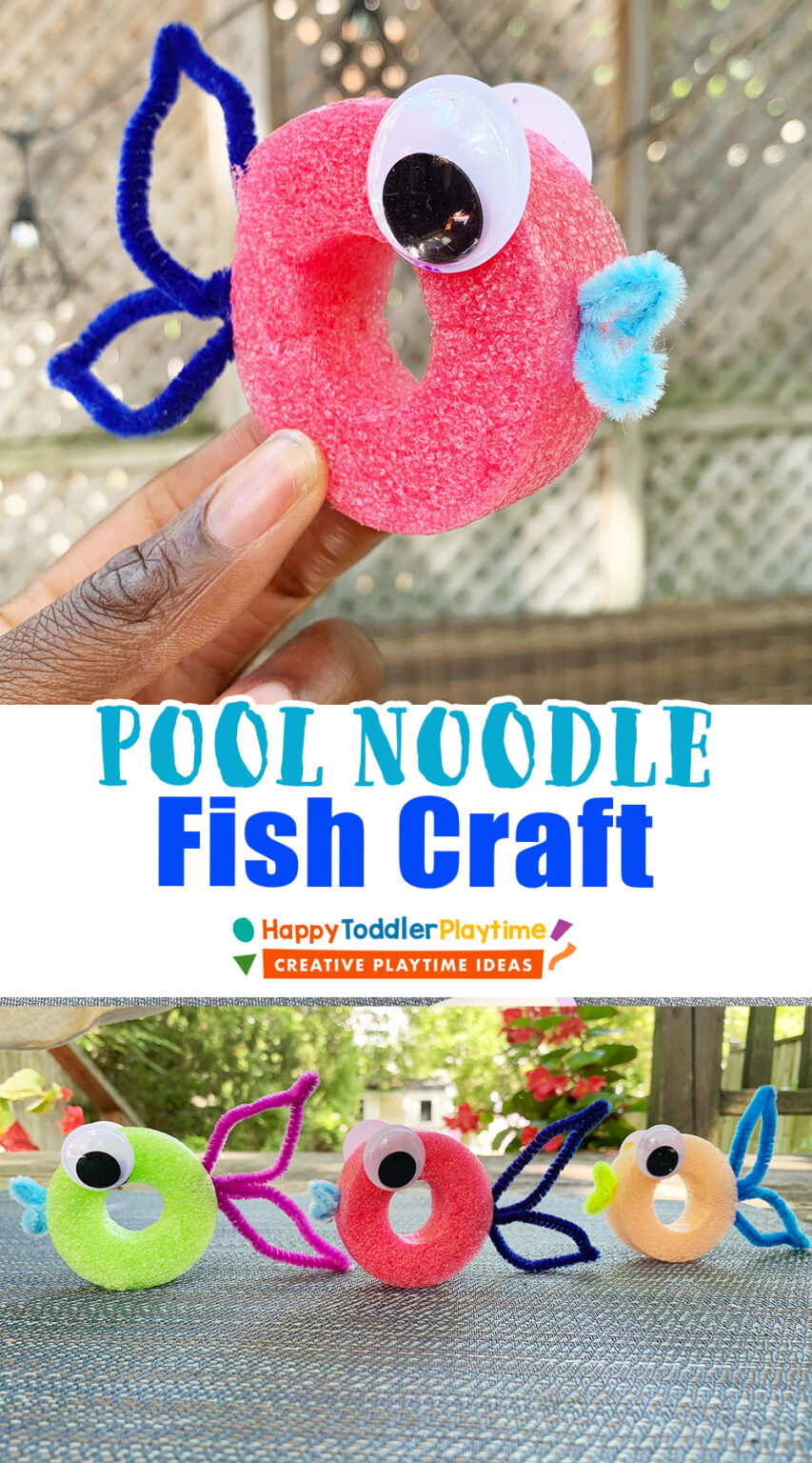 Pool Noodle Fish Craft Happy Toddler Playtime