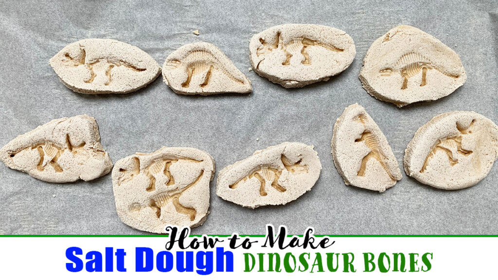 How to Make Salt Dough Dinosaur Fossils Happy Toddler Playtime