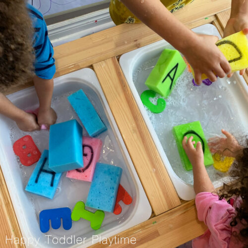 Sponge Crafts and Activities for Kids - Happy Toddler Playtime