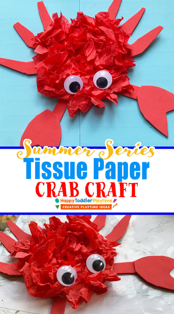 Summer Popsicle Tissue Paper Craft For Kids - Made with HAPPY