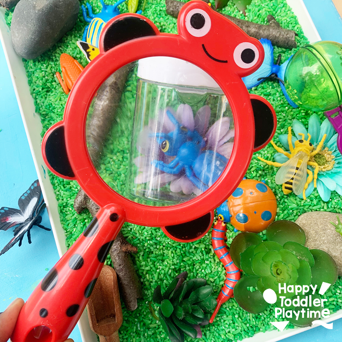 Bug Sensory Bin for Kids - Happy Toddler Playtime