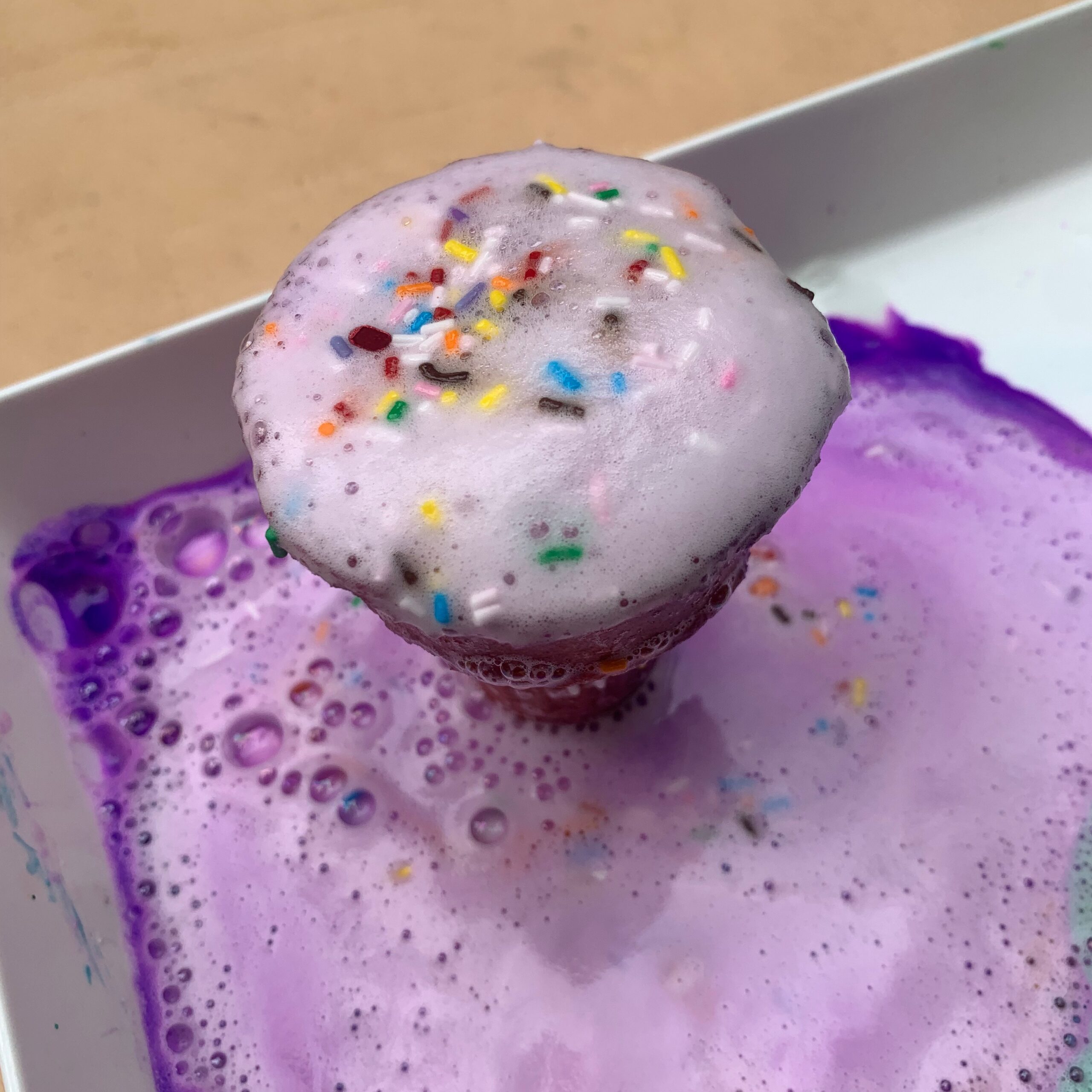 Ice Cream Cone Volcanoes Easy STEM Activity Happy Toddler Playtime