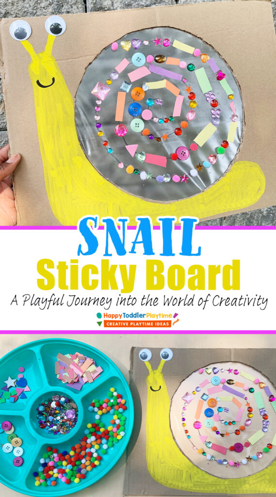 Snail Sticky Board Craft