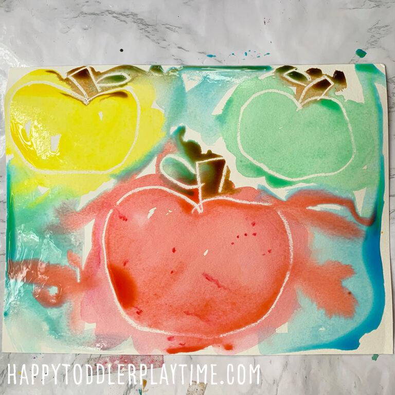 35 Adorable Apple Crafts for Kids - Happy Toddler Playtime