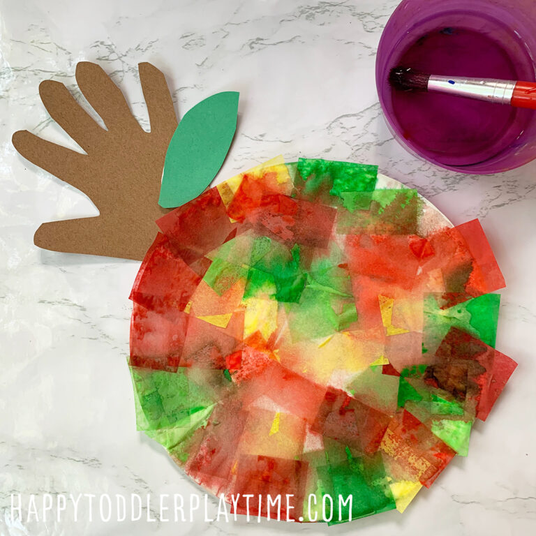 35 Adorable Apple Crafts for Kids - Happy Toddler Playtime