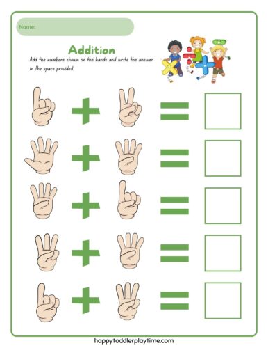 Free Printable Kindergarten Counting Worksheets - Happy Toddler Playtime