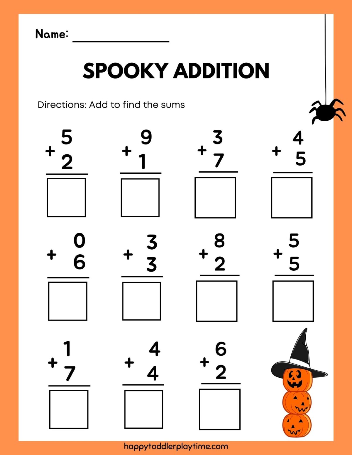 Free Printable Kindergarten Counting Worksheets - Happy Toddler Playtime