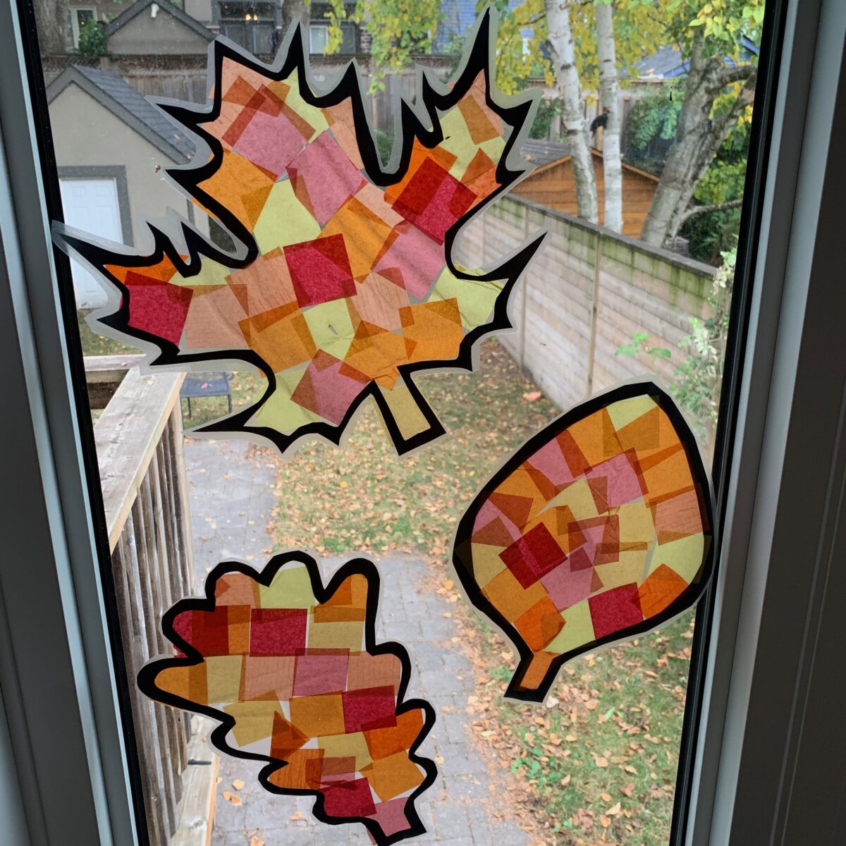Leaf Suncatcher Craft Happy Toddler Playtime