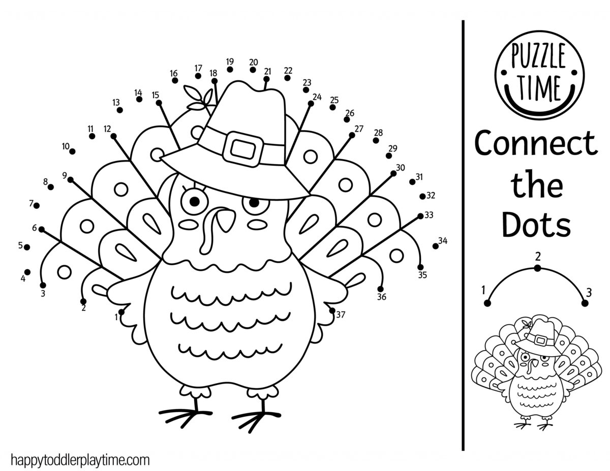 Free Printable Turkey Coloring Pages for Kids - Happy Toddler Playtime