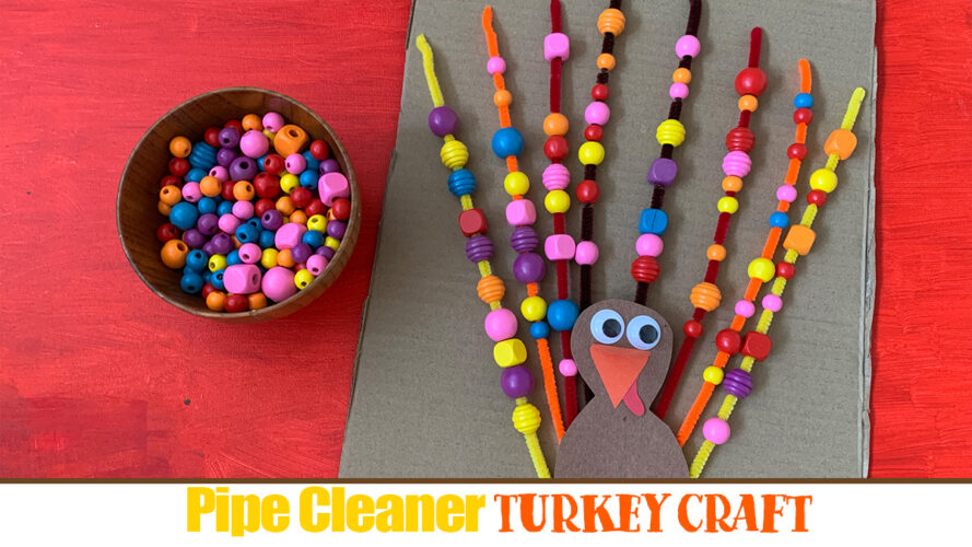 Pipe Cleaner Turkey Craft A Fun Fine Motor Craft Happy Toddler Playtime