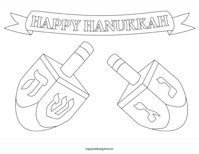 Free Printable Hanukkah Coloring Pages: A Festival of Lights and Colors ...