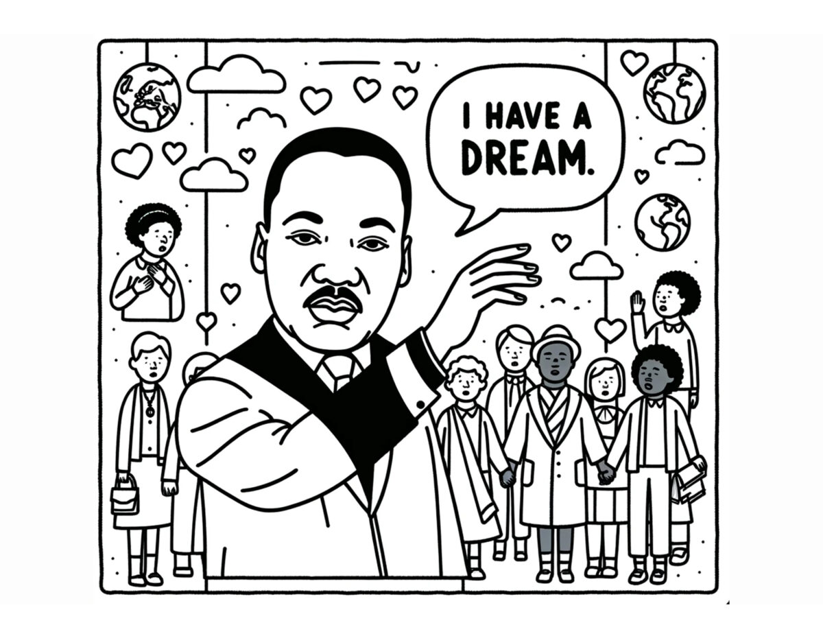 Martin Luther King Day Coloring Pages for Kids - Happy Toddler Playtime