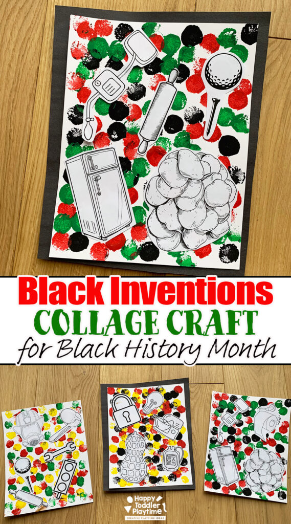 Black Invention Collage Craft