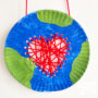 Heart Sewing Earth Day Craft - Happy Toddler Playtime