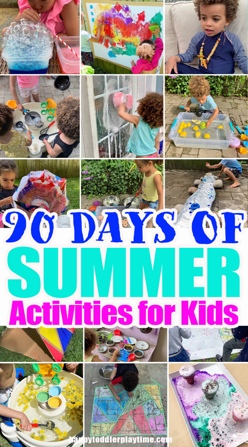 90 Days of Summer Activities for Kids - Happy Toddler Playtime