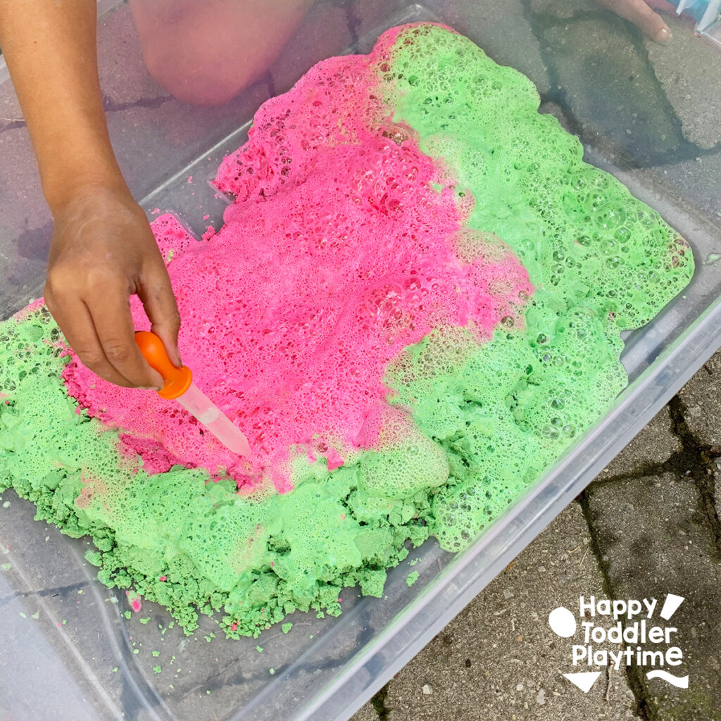 Fizzy Watermelon Sensory Bin