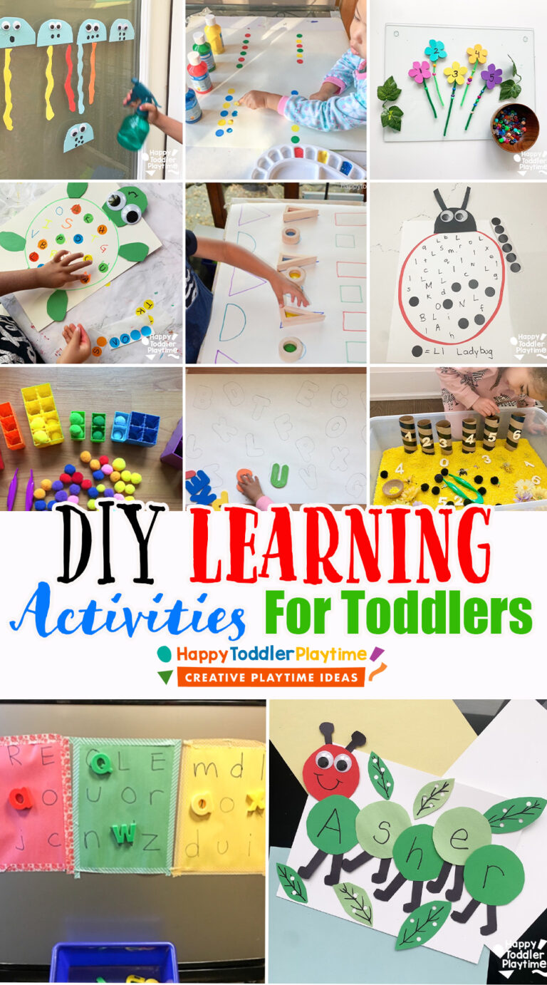 DIY Learning Activities for Toddlers - Happy Toddler Playtime
