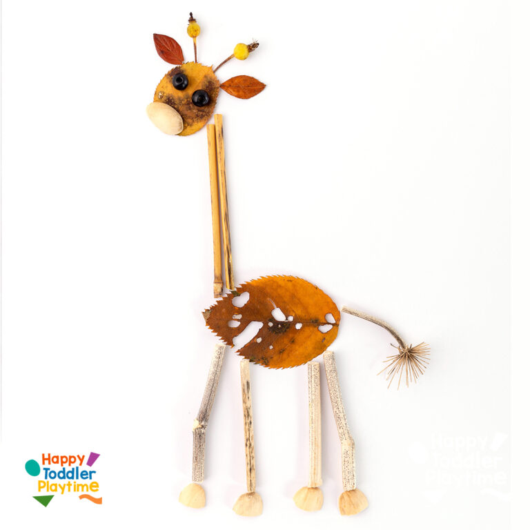Easy Leaf Animal Crafts for Kids - Happy Toddler Playtime