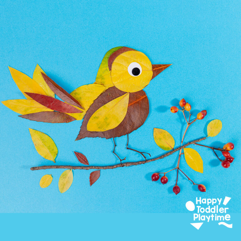 Easy Leaf Animal Crafts for Kids - Happy Toddler Playtime