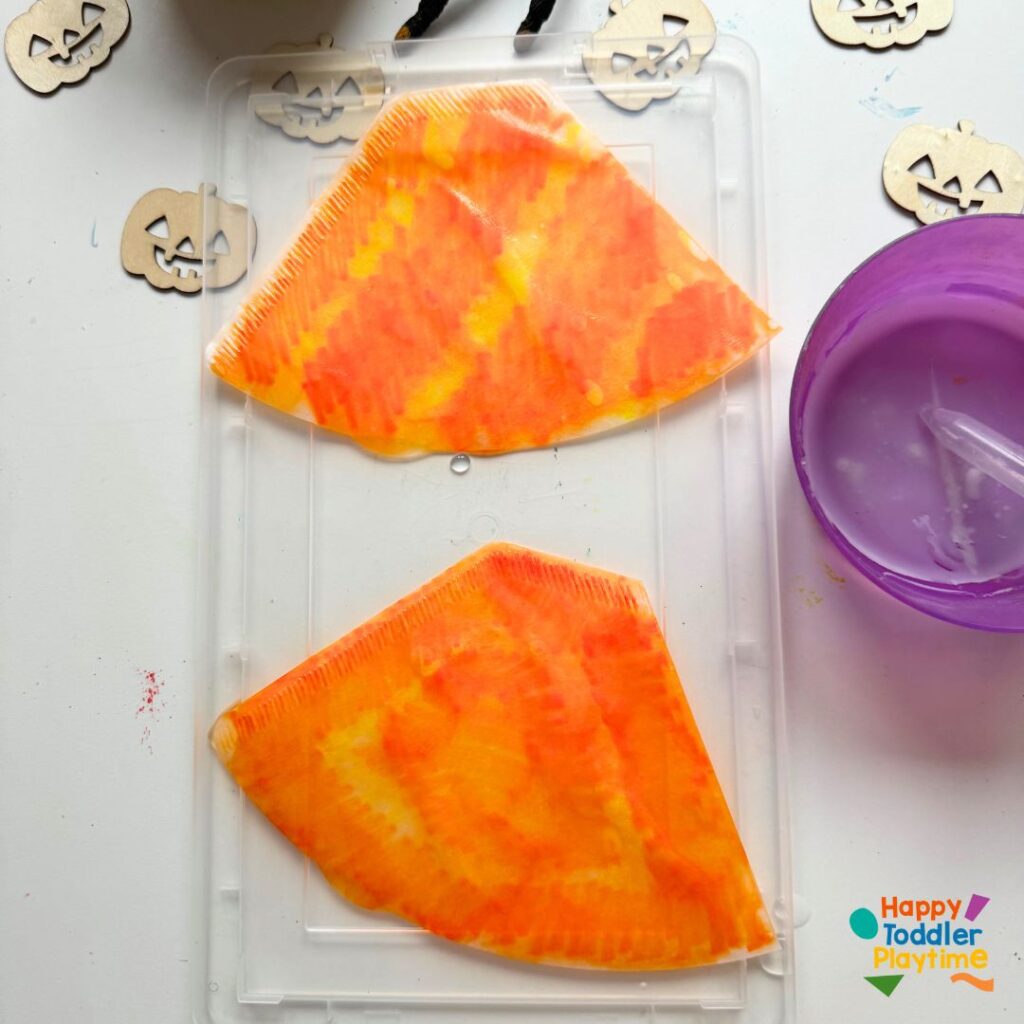 Coffee Filter Pumpkin Lantern