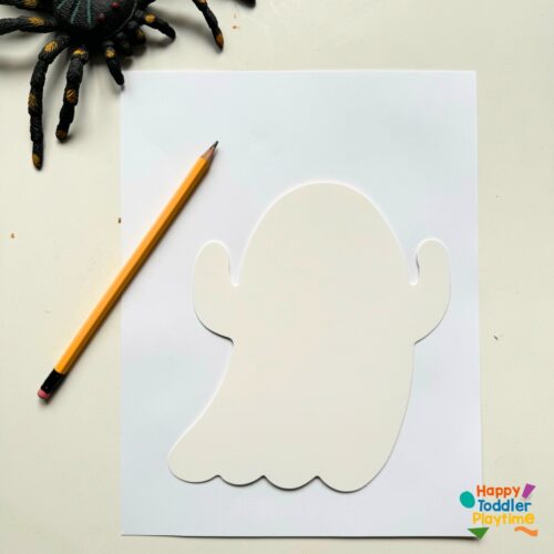 Easy Paper Ghost Lanterns - Happy Toddler Playtime