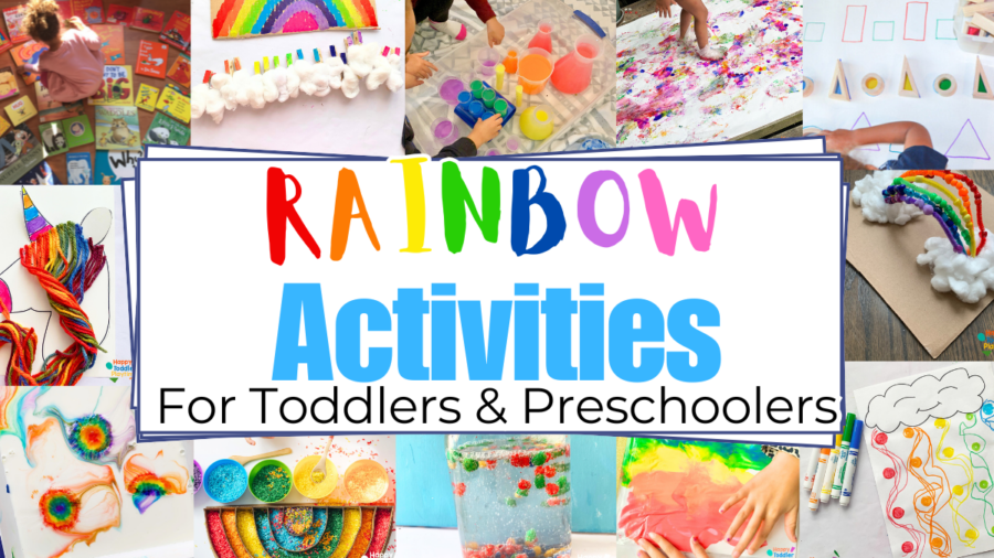 Rainbow Activities for Toddlers & Preschoolers - Happy Toddler Playtime