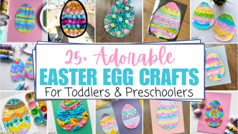 25+ Fun and Easy Easter Egg Crafts for Kids - Happy Toddler Playtime