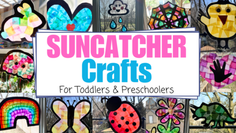 20+ Easy Suncatcher Crafts for Kids - Happy Toddler Playtime