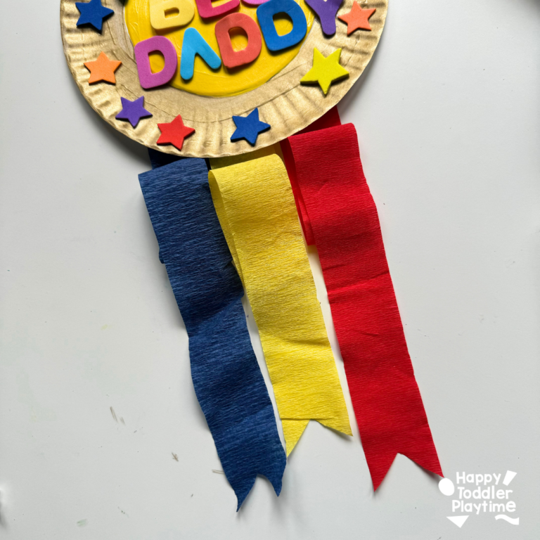 Paper Plate World s Best Dad Craft Happy Toddler Playtime