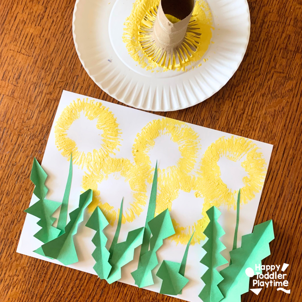 Fun Dandelion Name Craft for Preschoolers