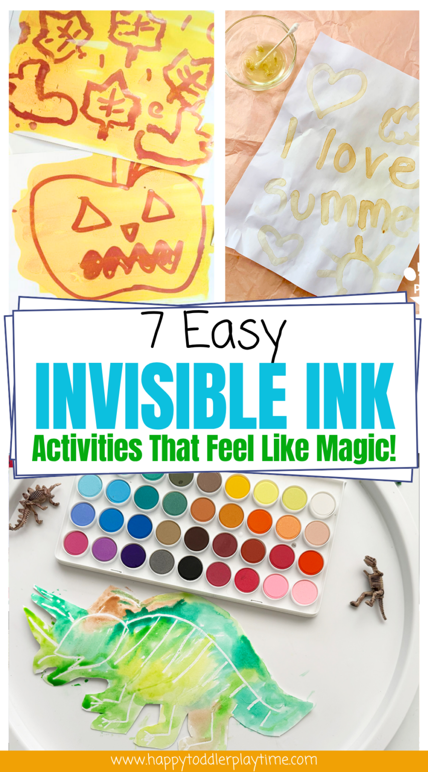 7 Easy Invisible Ink Activities for Kids (That Feel Like Magic ...