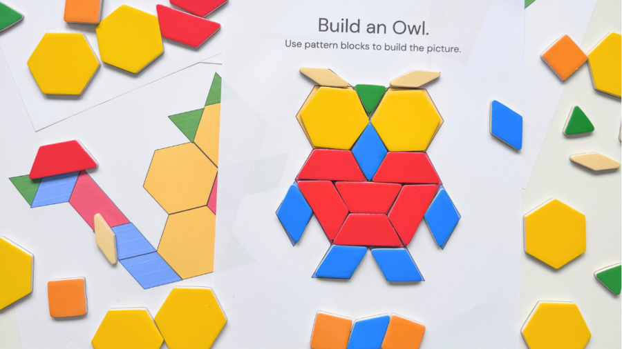 Free Printable Fall Pattern Block Mats - Happy Toddler Playtime