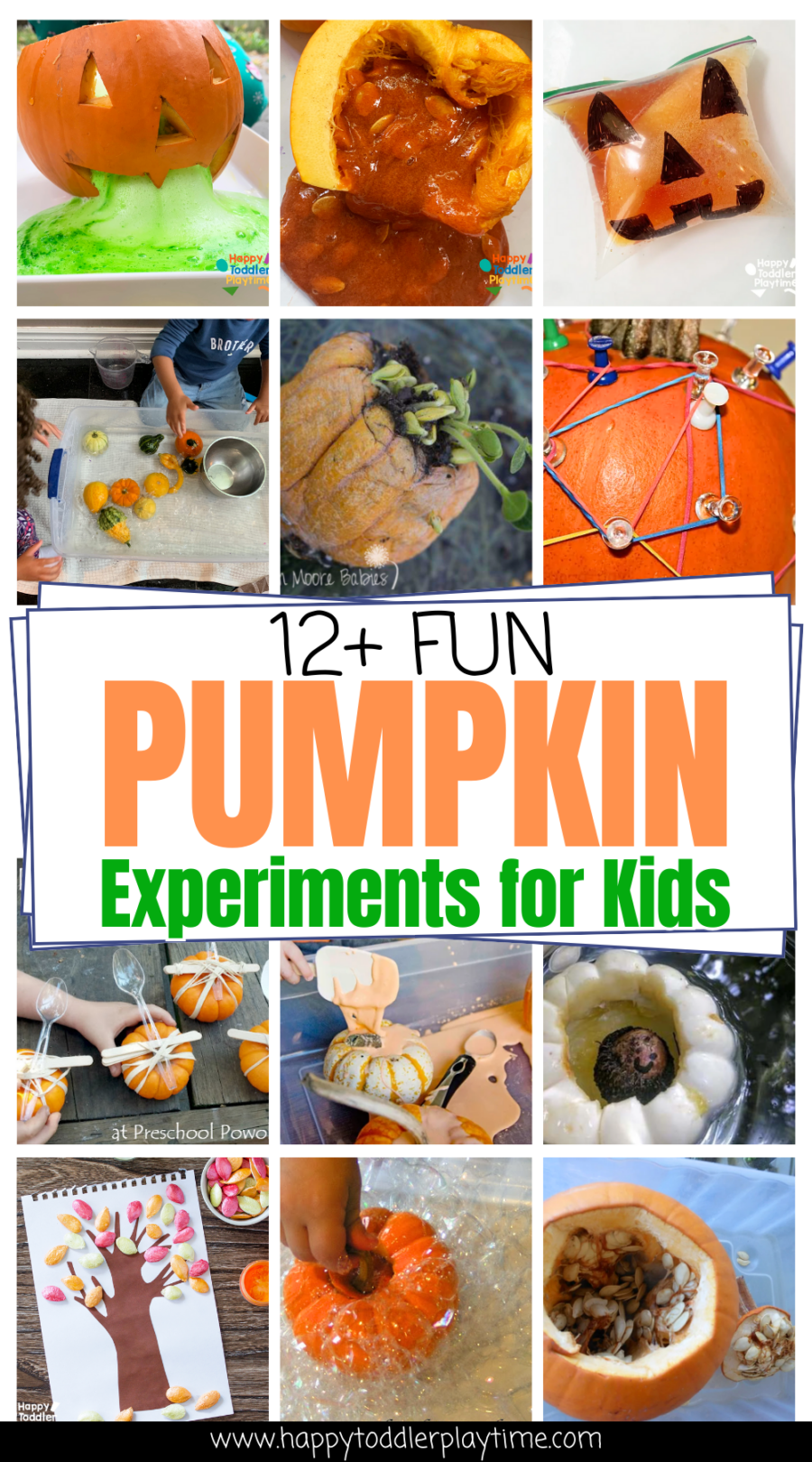 12+ Fun Pumpkin Science Experiments for Kids - Happy Toddler Playtime