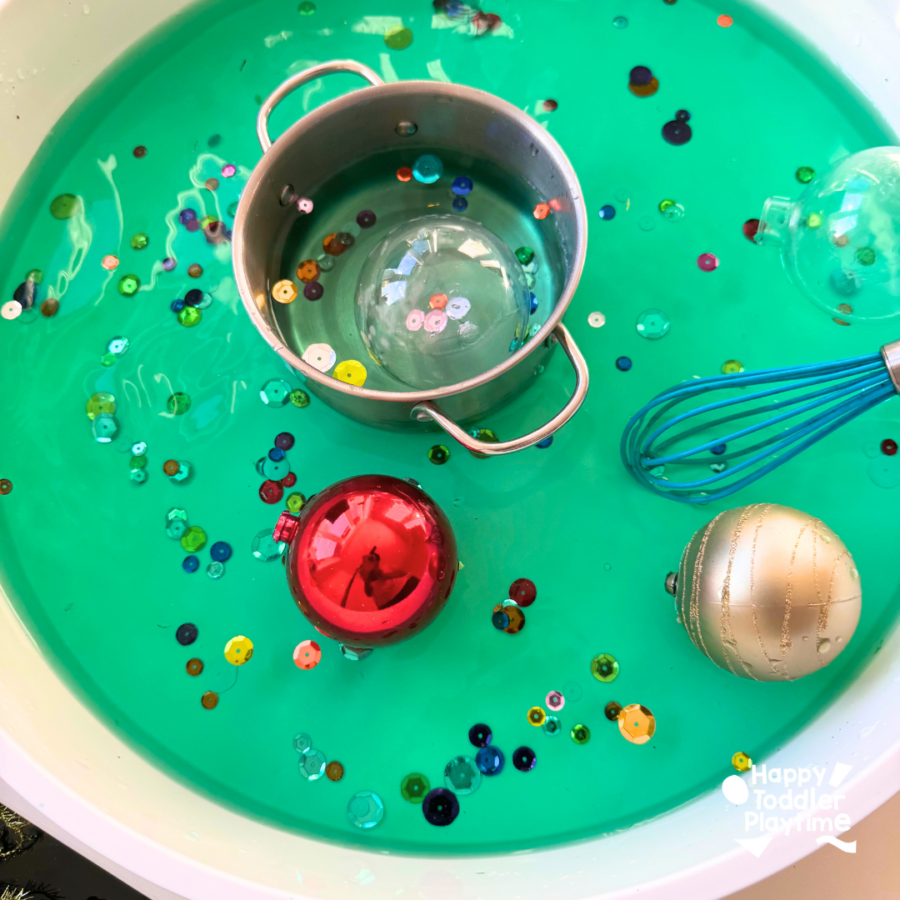 18 Simple Christmas Sensory Bins for Toddlers - Happy Toddler Playtime