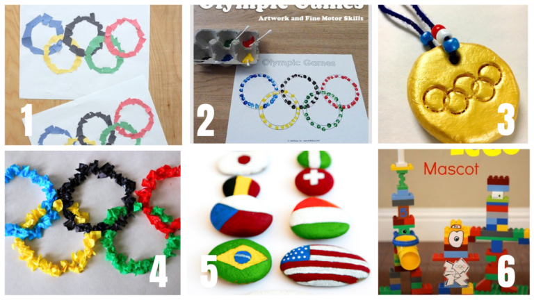 40+ Winter Olympic Crafts & Activities for Kids - Happy Toddler Playtime