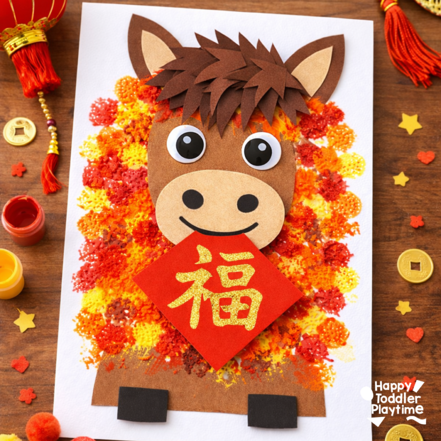Year of the Horse Crafts for Chinese New Year (2026) - Happy Toddler ...