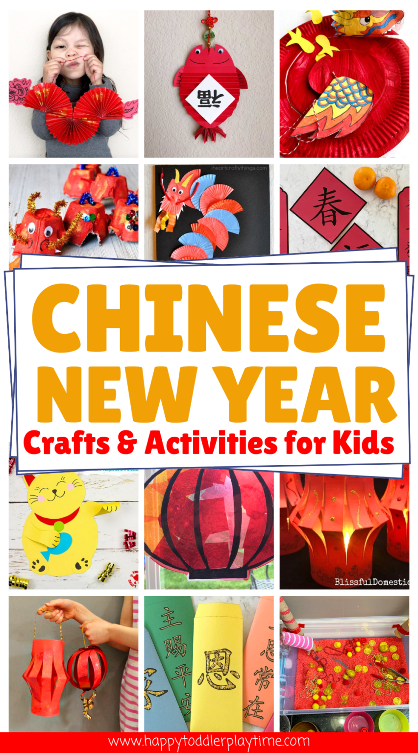 Chinese New Year Crafts for Kids in 2026 - Happy Toddler Playtime