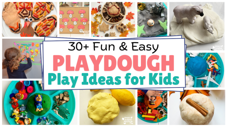 30+ Easy Playdough Activities for Kids - Happy Toddler Playtime