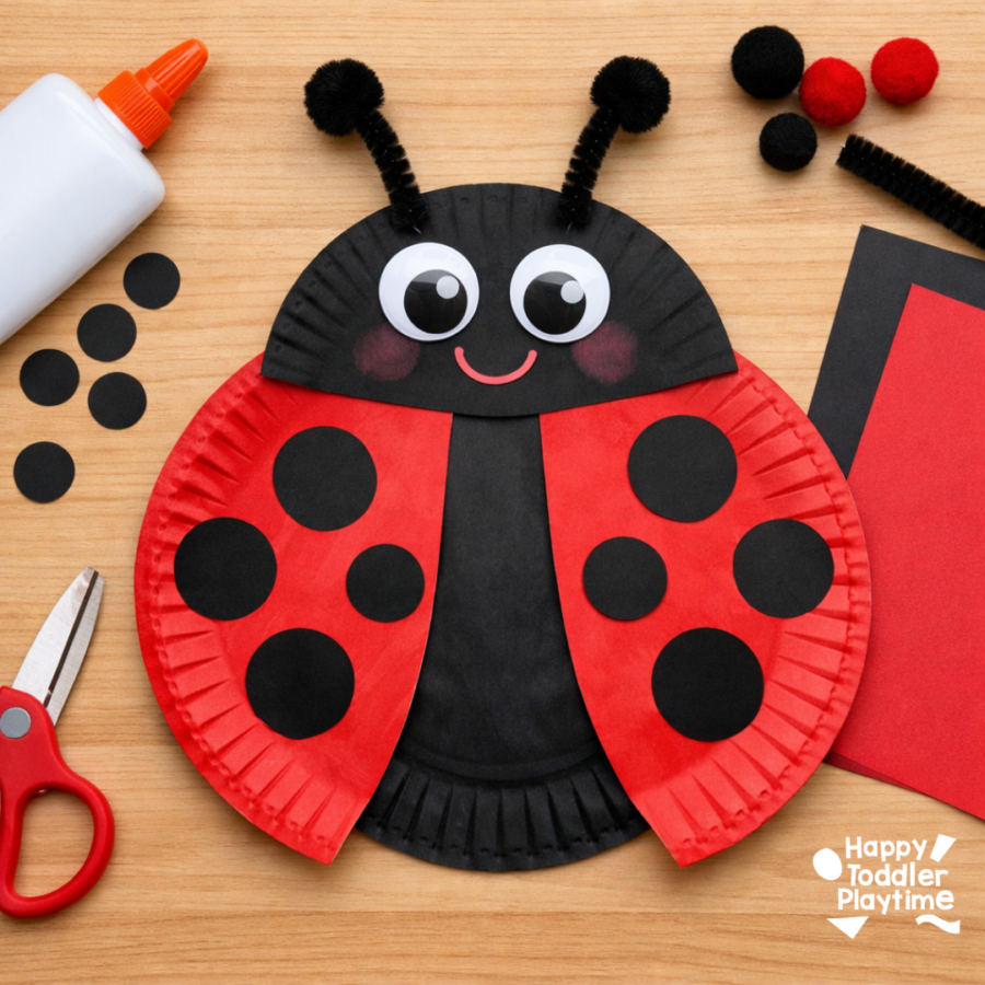 20 Cute Paper Plate Crafts for Spring - Happy Toddler Playtime