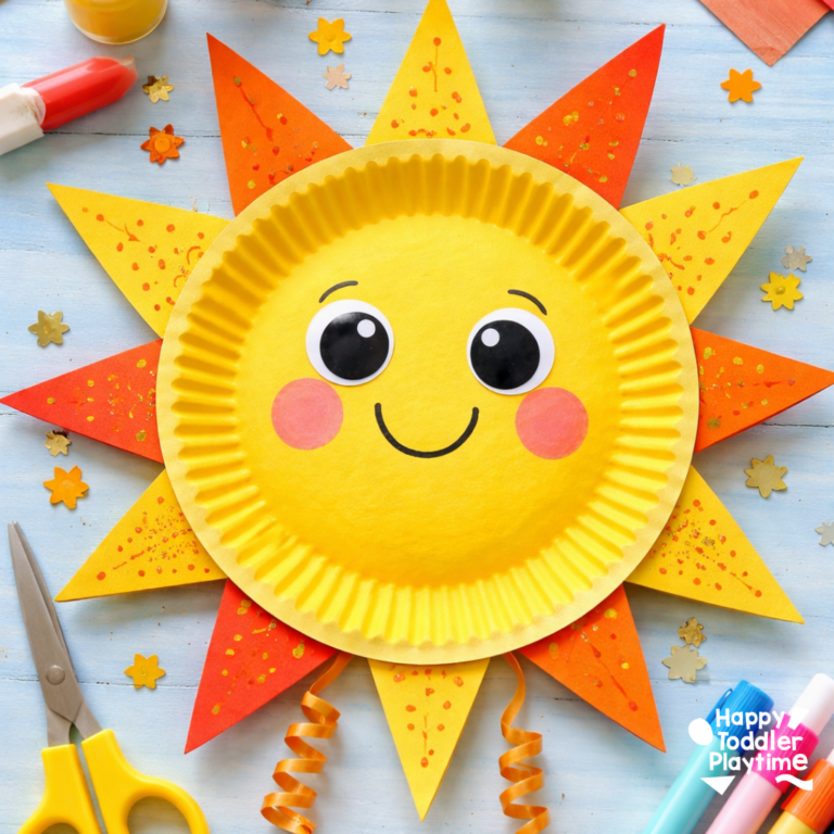 20 Cute Paper Plate Crafts for Spring - Happy Toddler Playtime