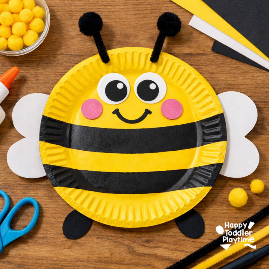 20 Cute Paper Plate Crafts for Spring - Happy Toddler Playtime